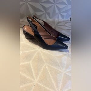 Rejina Pyo Black Slingback Heels size 37